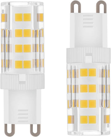 Bi Pin Base G9 LED Bulb 120V 4W 3000K Warm White 2 Pack
