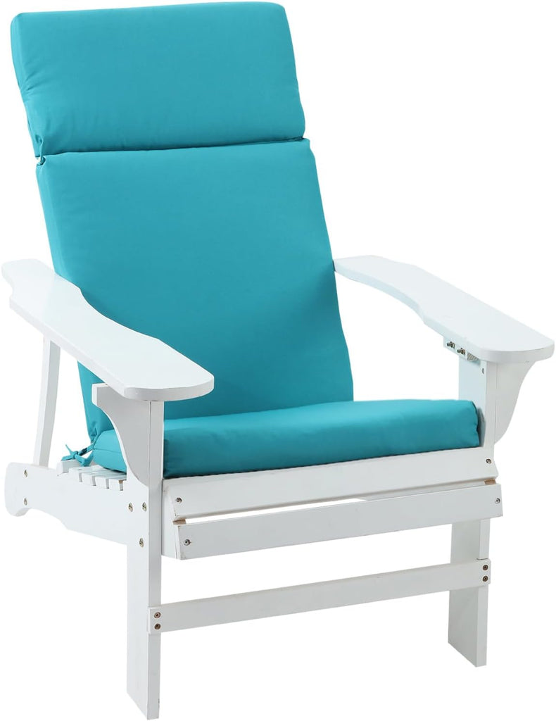 Adirondack Chair High Density Foam Cushions,High Back Outdoor Rocking Chair Cushion