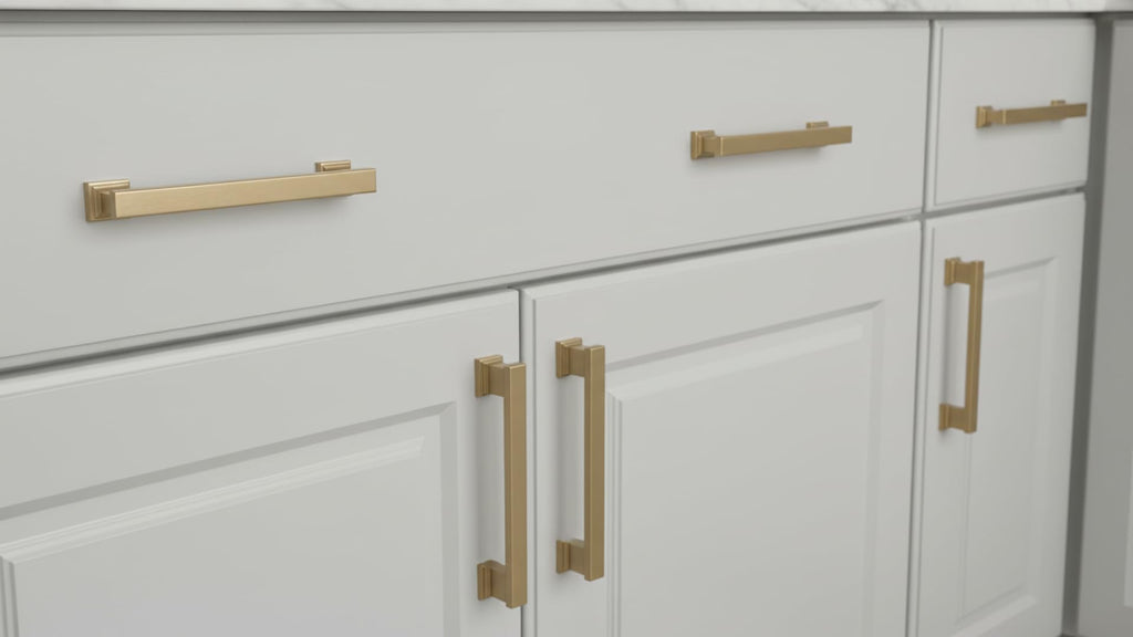 7-1/2" Champagne Bronze Cabinet Pulls 10 Pack, AL3061TGP