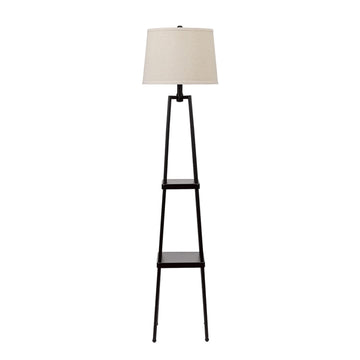 000 Modern Etagere Floor Lamp with Shelves, Standing Lamp, Living Room Light with Shelving, LED Bulb NOT