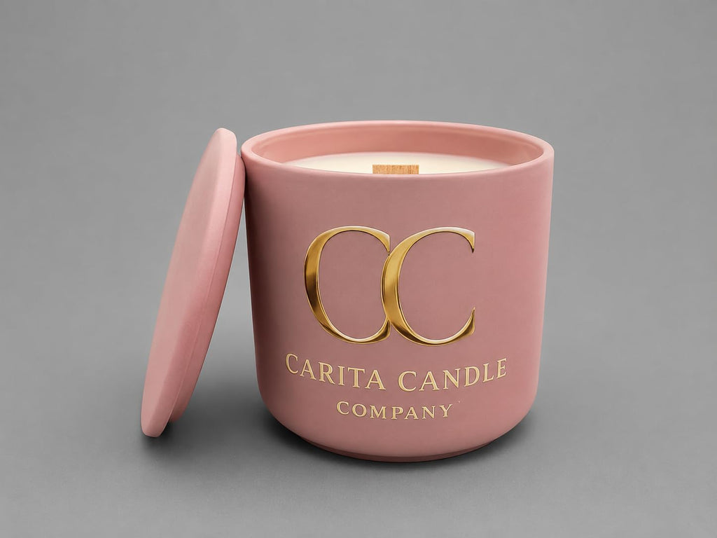 Scented Candle in Ceramic Vessel with Lid, , Multiple Colors - Set of 135