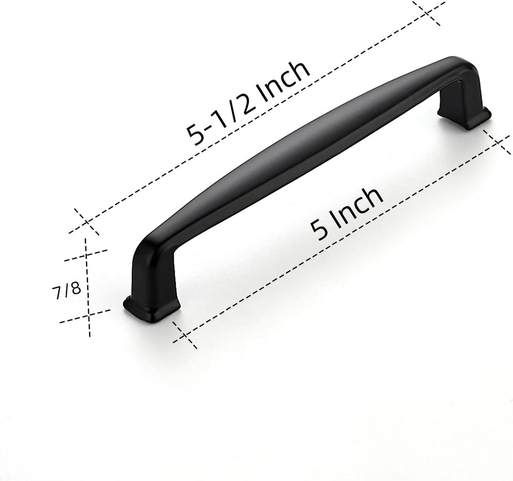30 Pack 5 Inch Kitchen Cabinet Handles Matte Black Pulls Black Drawer Pulls Kitchen Cabinet Hardware Drawer Handles