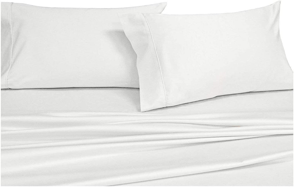 Split Top Sheet Set King Size Sheets for Adjustable Bed - Ultra Soft 4 Piece100% Microfiber Flex Top Sheet Set with
