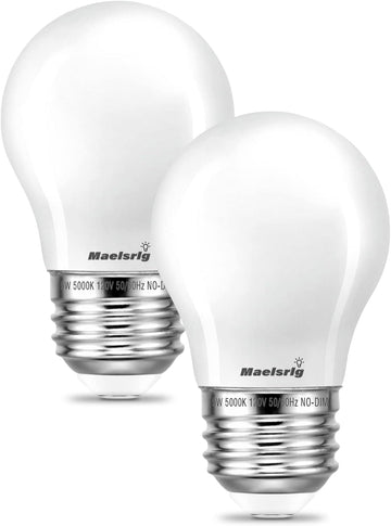 LED Appliance Bulb, 40W Equivalent, Range Hood Light Bulbs, Daylight White 5000K, 5W 500 Lumens, Non-Dimmable, E26