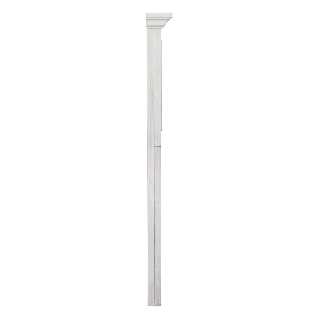 Farmhouse Basics Queen Headboard Only, Rustic White Finish