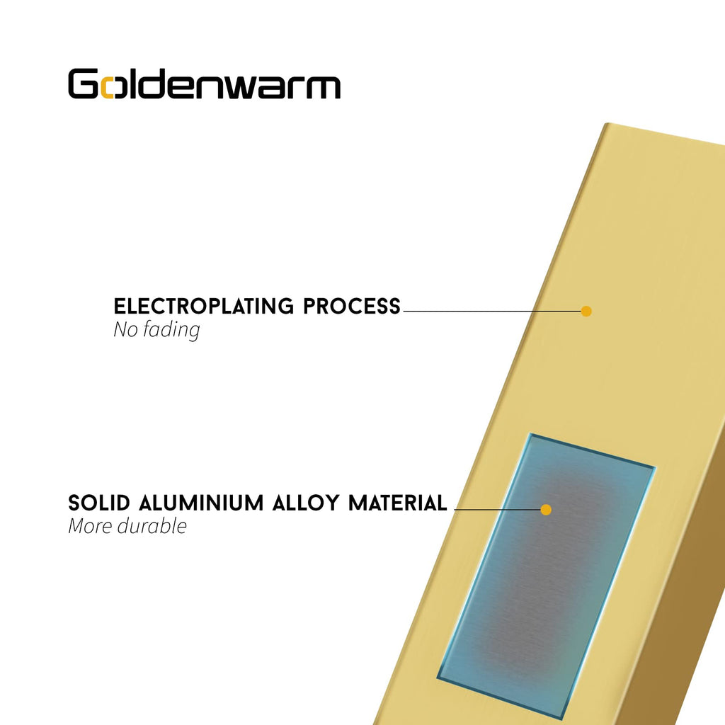 10 Pack 3in Finger Edge Pulls for Gold Drawer Pulls