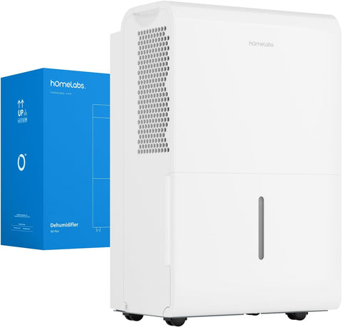 Dehumidifier 7,000 Sq Ft Wi-Fi (50 Pint MAX 120 Pint at 95°F, 90% RH) for Home, Office