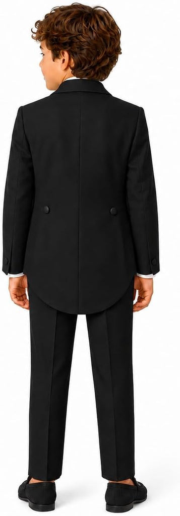 Boys Piece Tailcoat Tuxedo Set Shirt Bow Tie Cummerbund