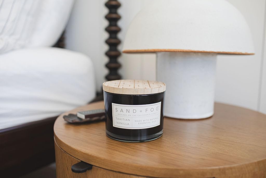 Scented Candle -Tahitian Vanilla - Additional Scents and Sizes - 100% Cotton Lead-Free Wick - Luxury Air Freshening - Set of 2
