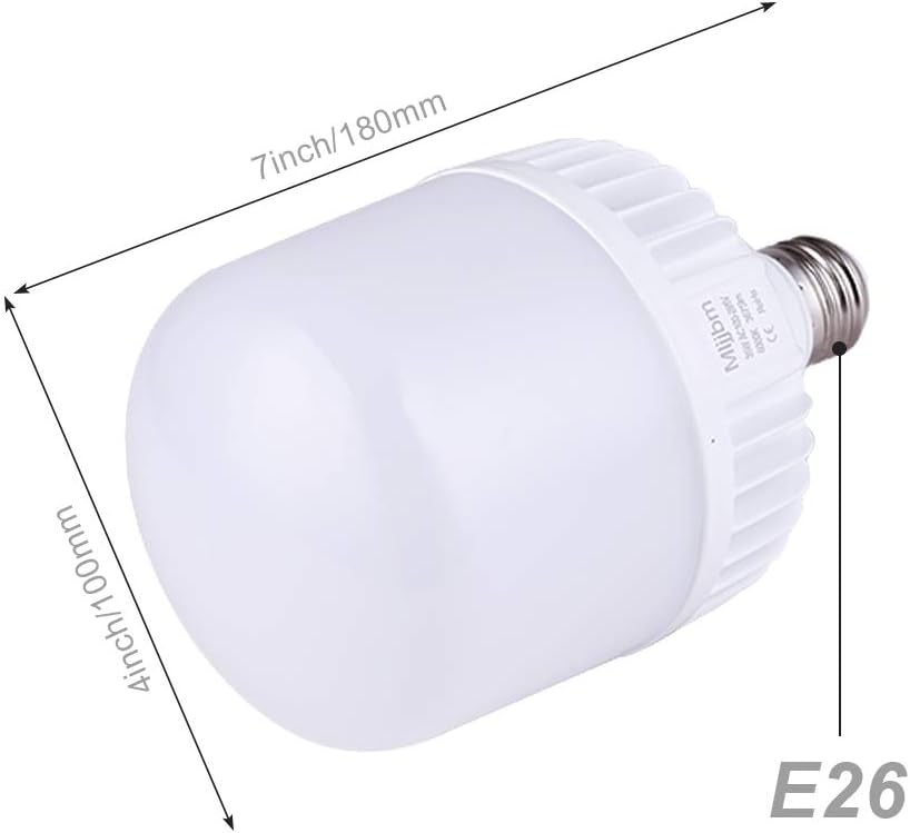 High Watt LED Bulbs 250W-300W Equivalent, 35W Bright White 6000K