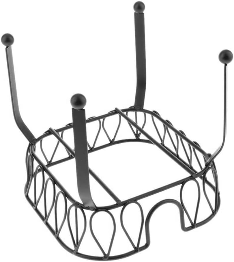 Metal Iron Drink Dispenser Stand Basket Tea Bucket Holder Stand for Pub Bar Cafe Tea Wine Beer Used S