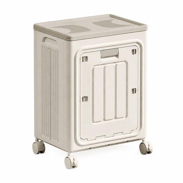 Rolling Laundry Hamper, Large Capacity with Lid & Wheels for Laundry