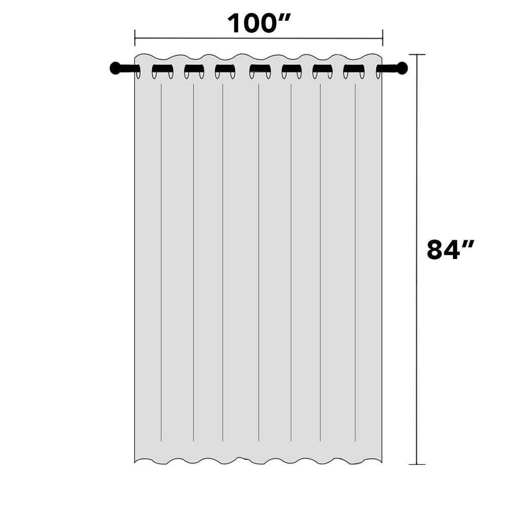 Blackout Curtains 84 Inches Long Faux Linen Look Curtains for Sliding Glass Doors Room Divider Curtain Thermal