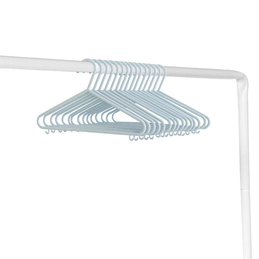 Eco-Friendly Wheat Straw Baby Hangers, Speckled Blue, 30 Pack