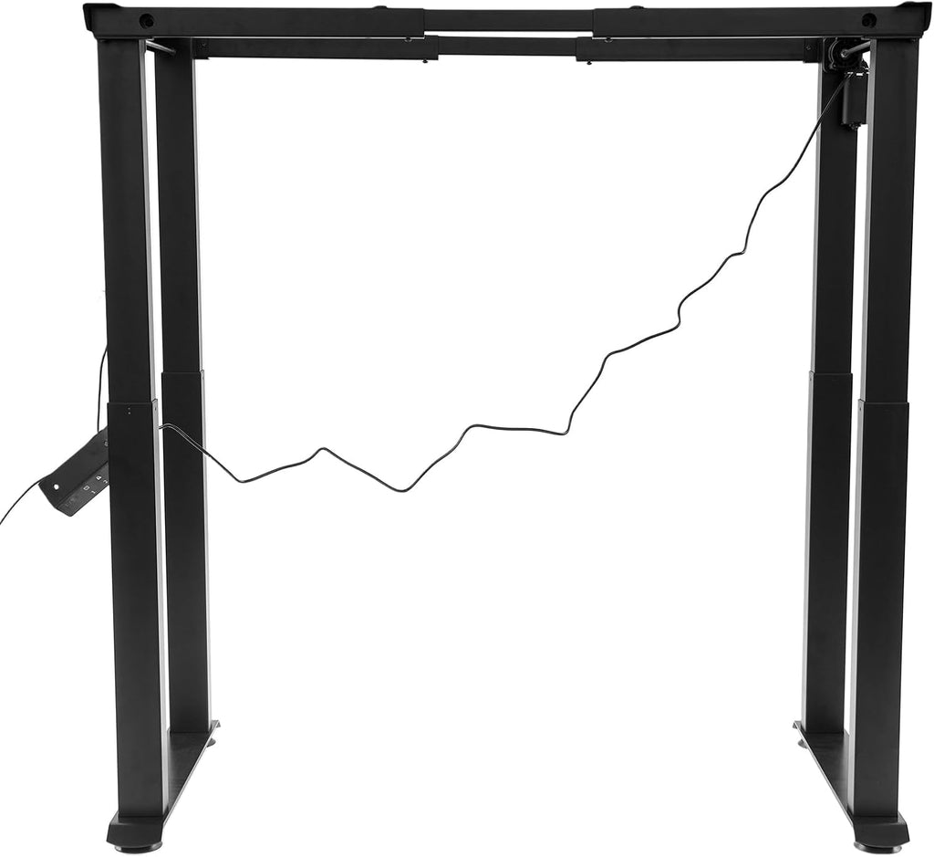 4-Leg Standing Desk Frame with Dual Motor, Electric Adjustable Legs for Max 63'' x 22.83'' Desktop, Heavy Duty 220