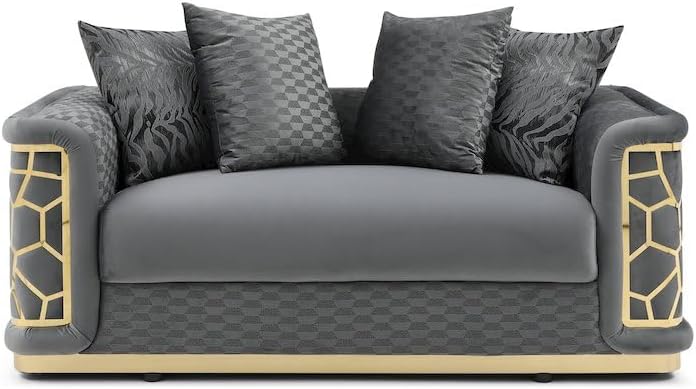 Talia G0990A-L Loveseat Dark Gray
