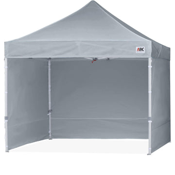 Commercial Pop Up Canopy Tent with Sidewalls 10X10, Gray