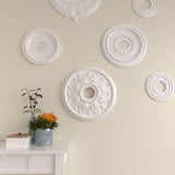 18 1/8-Inch OD x 3 1/2-Inch ID x 2 3/4-Inch Edinburgh Ceiling Medallion