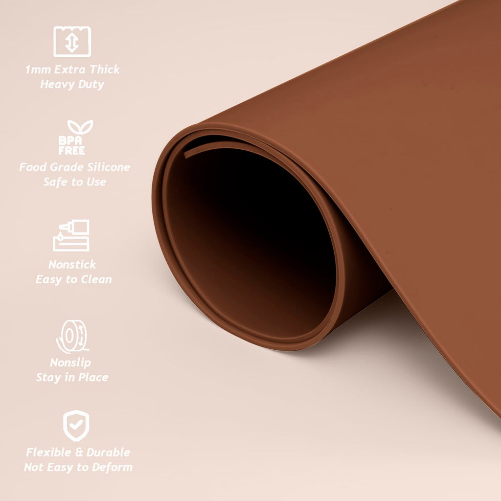 Extra Large Silicone Mat 36" x 24" Heat Resistant Kitchen Counter Table Mat