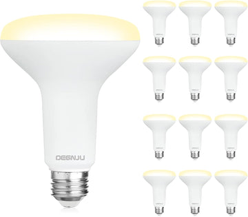 BR30 LED Bulb, Dimmable Flood Lights Indoor CRI80 7W Equivalent 65W 2700K Soft White 650 Lumens, 15000 Lifetime Hours