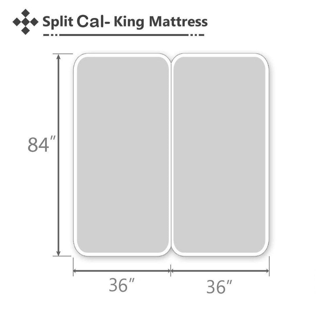 1000 Thread Count Split Sheet Set 5 Piece Split Sheets for Adjustable Beds 100% Egyptian Cotton 12"
