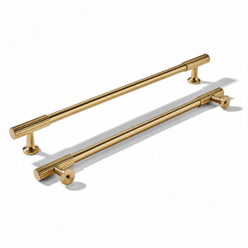 12 Inch Unlacquered Brass Appliance Pulls Embossed Solid Brass Vertical Grip Cabinet Pulls 100% Brass Bathroom