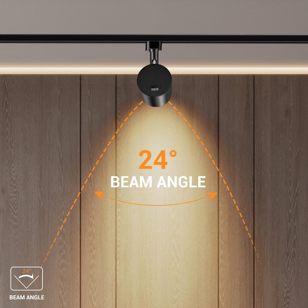 LED Track Lighting Heads H Type Track Light Heads Dimmable Bright Rail Ceiling Spotlight Fixtures Accent Art