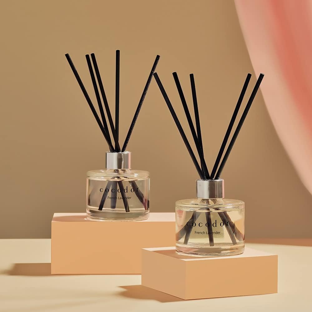 Signature Reed Diffuser Set/Refreshing Air / 6.7oz /2 Pack/Home Fragrance Diffuser, Oil Scent Diffuser Shelf - Set of 2