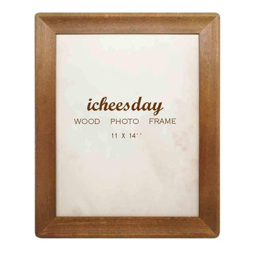Rustic Picture Frames 11x14, Made of Brown Solid Wood for Wall Mounting Display Photos Diploma Certificate Award