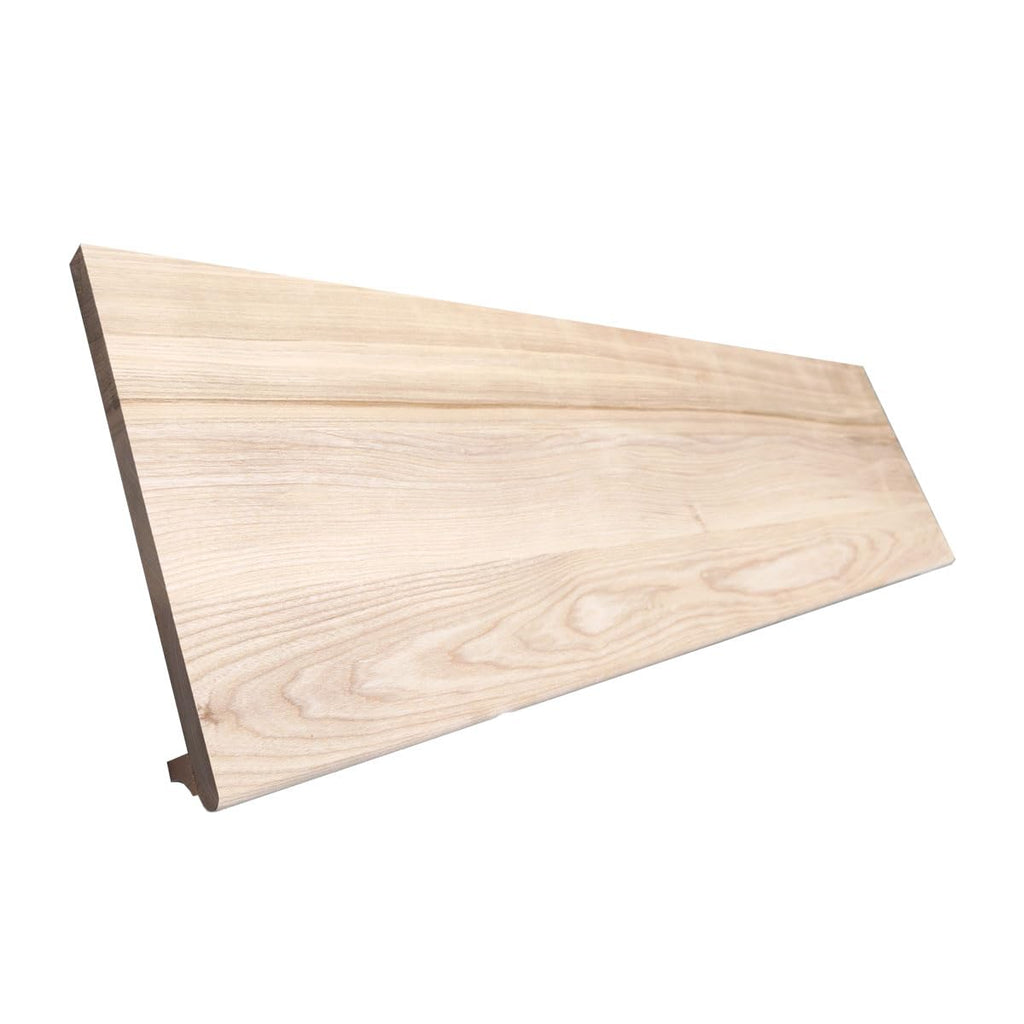 Solid Wood Stair Tread, Wood Stair Tread for Stair Remodel, Retro Fit Tread Kit. Round Nose Profile (Ash Lumber 42" X