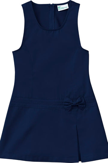 School Uniforms Toddler Girls Preschool Zig-Zag Jumper Dress