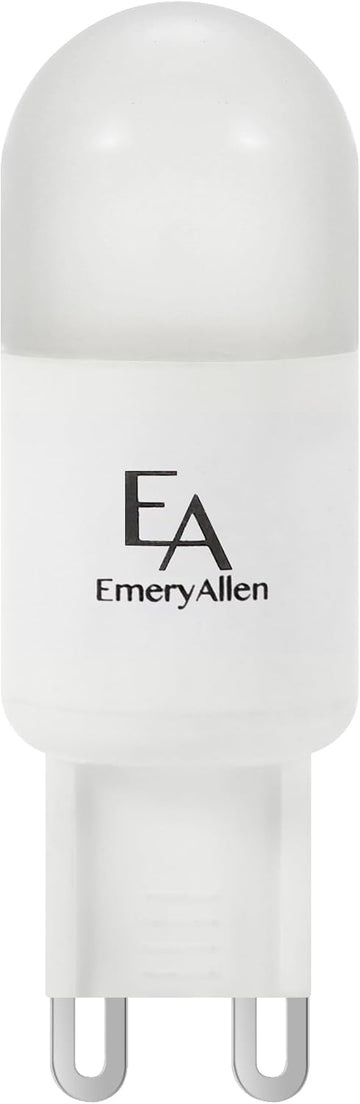 EmeryAllen G9 COB LED Bulb 4.5W (55W Eq), 2700K, Dimmable, 120V