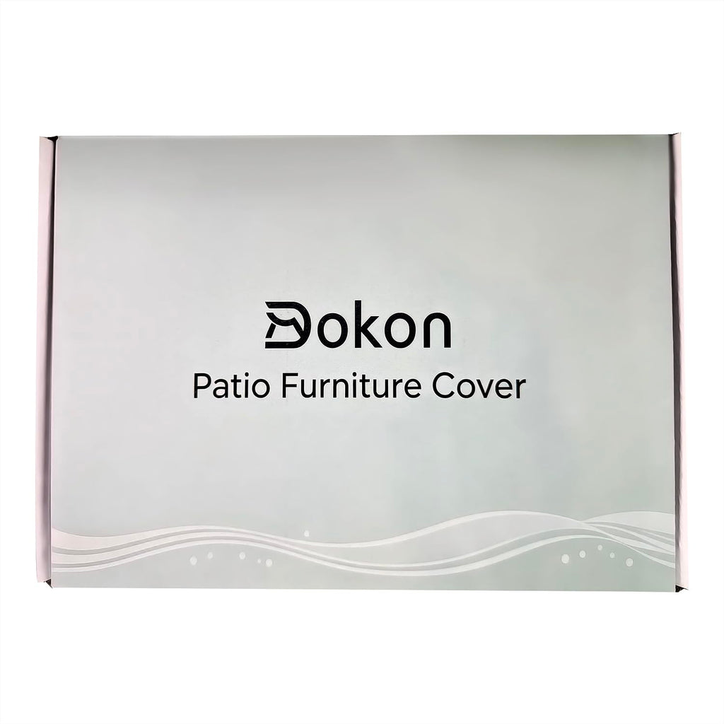 Patio Furniture Cover Waterproof Outdoor Sectional Sofa Set Covers Anti-UV Garden Table and Chairs Cover with Air