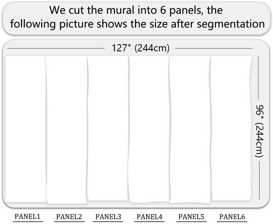 Forest Wallpaper Mural Living Room Kid's Room | 127"x96" Not Self-Adhesive
