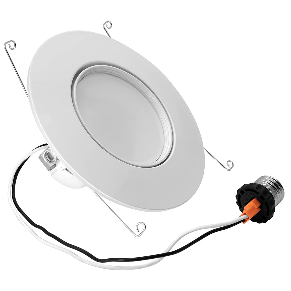 5" & 6" Rotatable LED Retrofit Downlight Gimbal, 1200 Lumens, 5 CCT