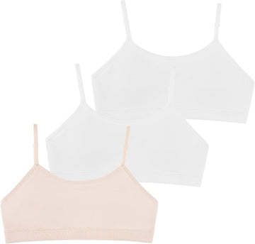 Girls Padded Training Bras Seamless Sports Bras