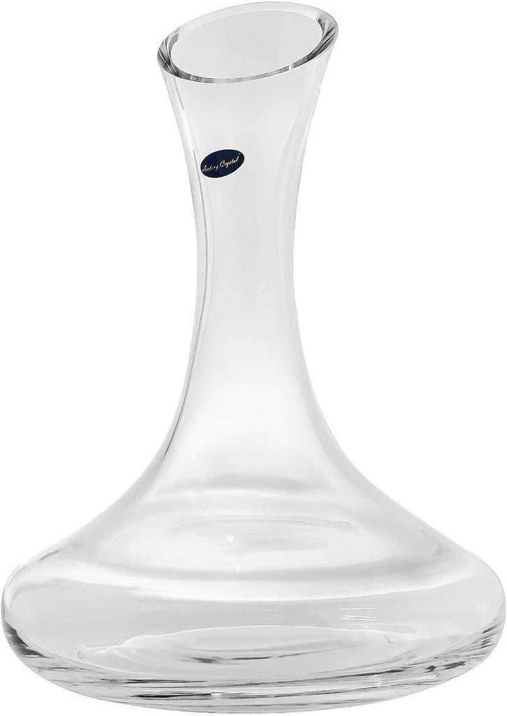 Lead-Free Large Wine Decanter, Red Wine Carafe, Wine Gift, Wine Accessories 58 oz (1700ml), with Crystal Globe Stopper