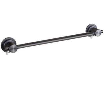 24 inch Suction Cup Towel Bar, Towel Racks for Bath, Oil Rubbed Bronze