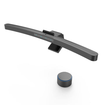 Curved Monitor Light Bar with Wireless Remote,Monitor Auto-Dimming and Camera Base,Applicable to All Screens. No