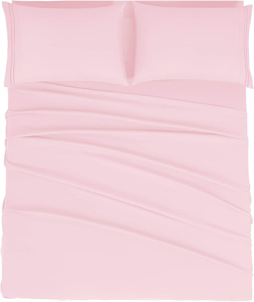 Queen Sheet Set - Hotel Luxury 1800 Bedding Sheets & Pillowcases - Deep Pocket Fitted Sheet, Soft, Breathable