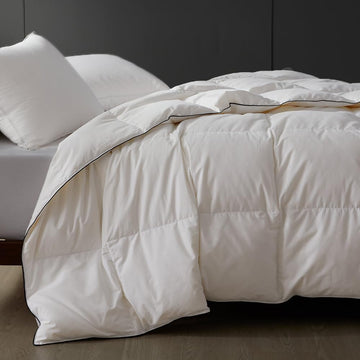 Lightweight Queen Down Comforter for Hot Sleepers & Summer