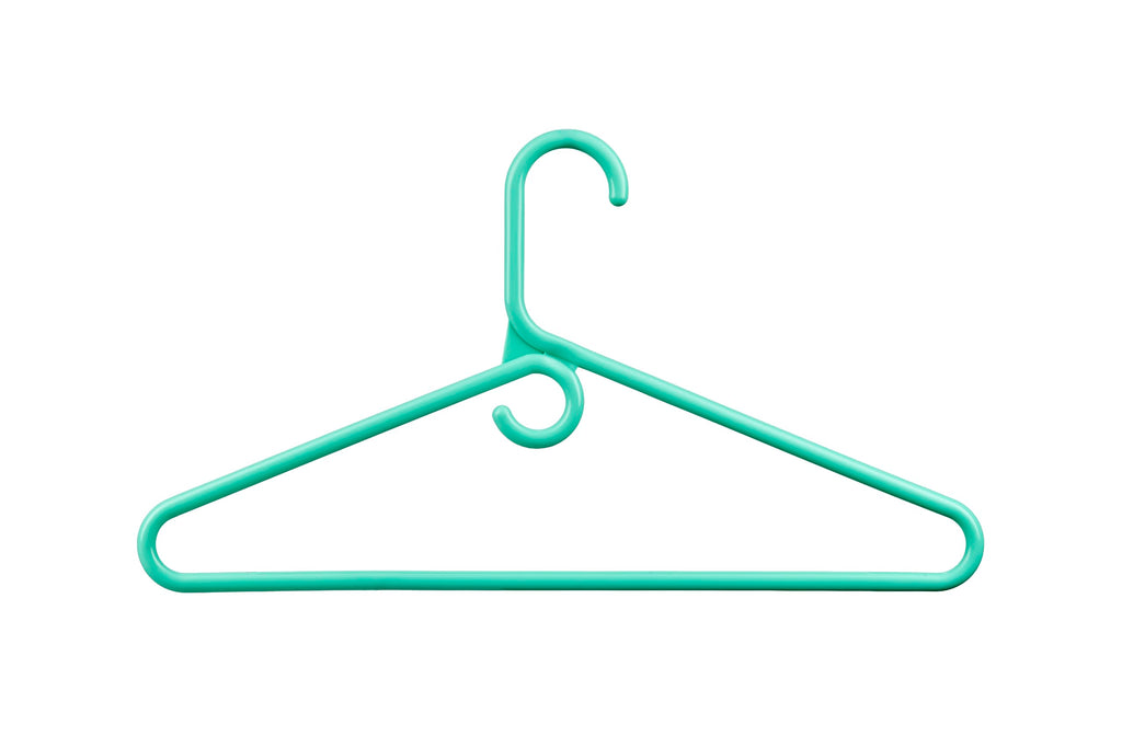 TM Heavy Duty Plastic Hangers 30 Pack Thick Aqua Heavy Duty Hangers