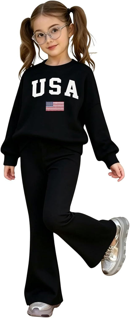 Outfit Leopard Print Jesus Sweatshirt Wide Leg Pants Set