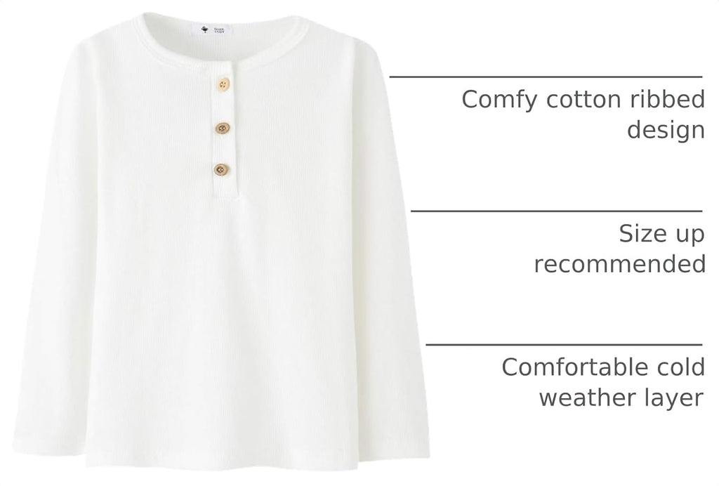 Toddler Henley Shirt Boys Long Sleeve Shirts