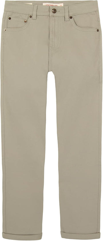 Boys' Skinny Fit Stretch Twill Pants