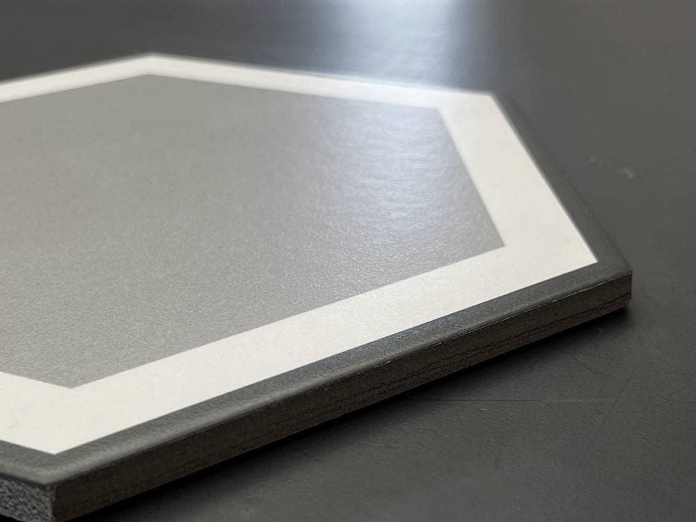 9 Inch Hexagon Satin 9x10 Porcelain Floor Wall Tile Backsplash Shower, Accent Decor, Fireplace, Flooring (6.89 Square