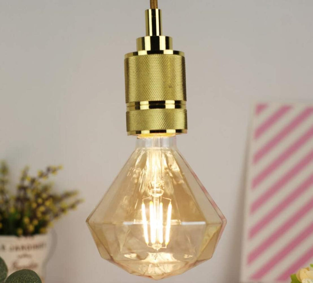 6W Dimmable LED Vintage Filament Bulb G30/G95 6W(60 Watts Equivalent) LED Globe Light Bulb, E26/E27 Base,Warm White