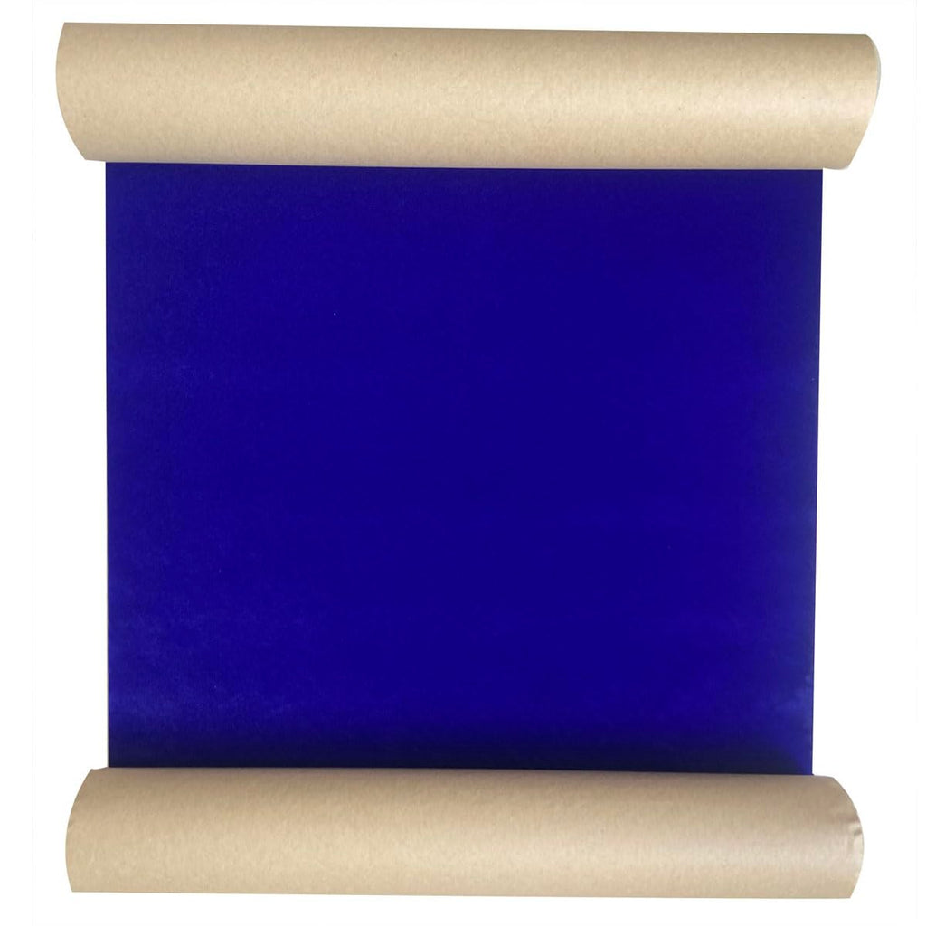 Adhesive Blue Velvet Felt Fabric Liner for Jewelry Box Cabinets Shelf Walls - Arts & Crafts Felt Fabric Sheet - 14.2"