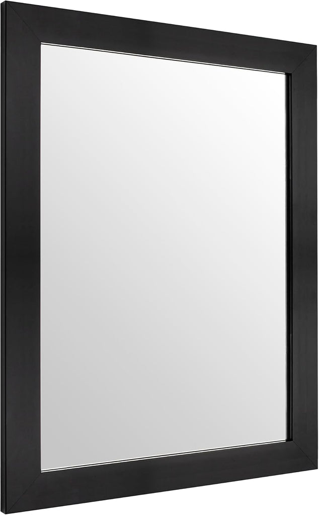 Wall Mirror Rectangle Decorative Mirror 12" x 16" , Black