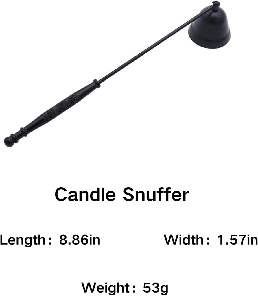 4-in-1 Candle Accessory Set - Candle Wick Trimmer, Candle Snuffer, Wick Dipper & Candle Tray